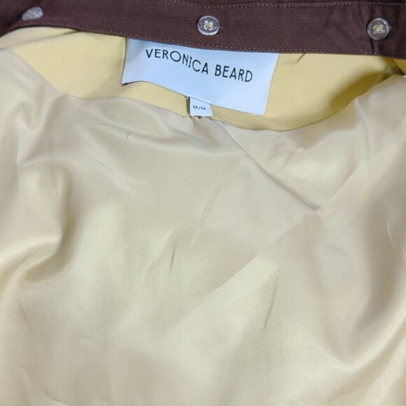 Veronica Beard Arlen Dickey Crystal-Embroidered Coated-Cotton Statement Coat - Picture 12 of 14